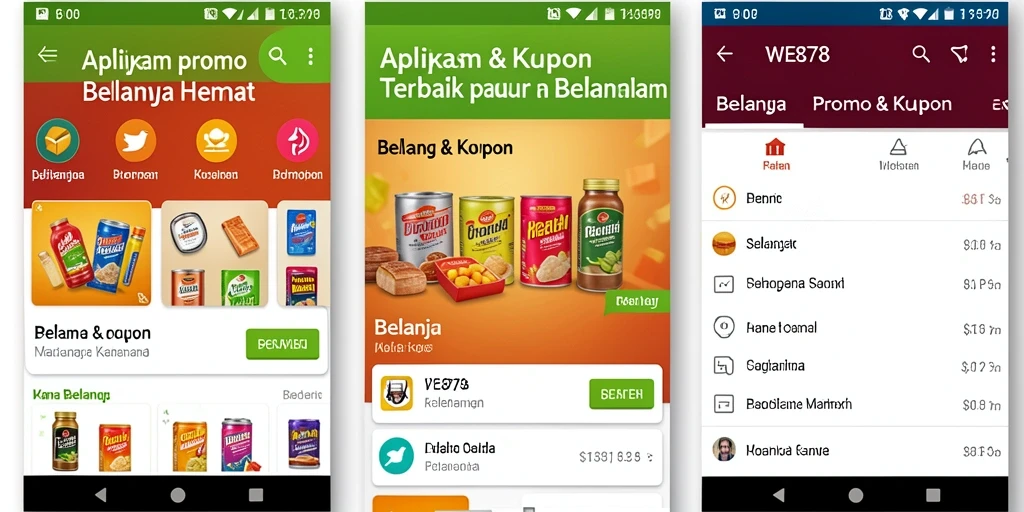 Tampilan utama WE878 menampilkan kupon dan promo menarik.
